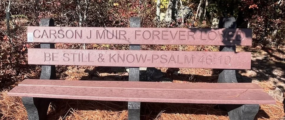 King’s Chair Memorial Bench